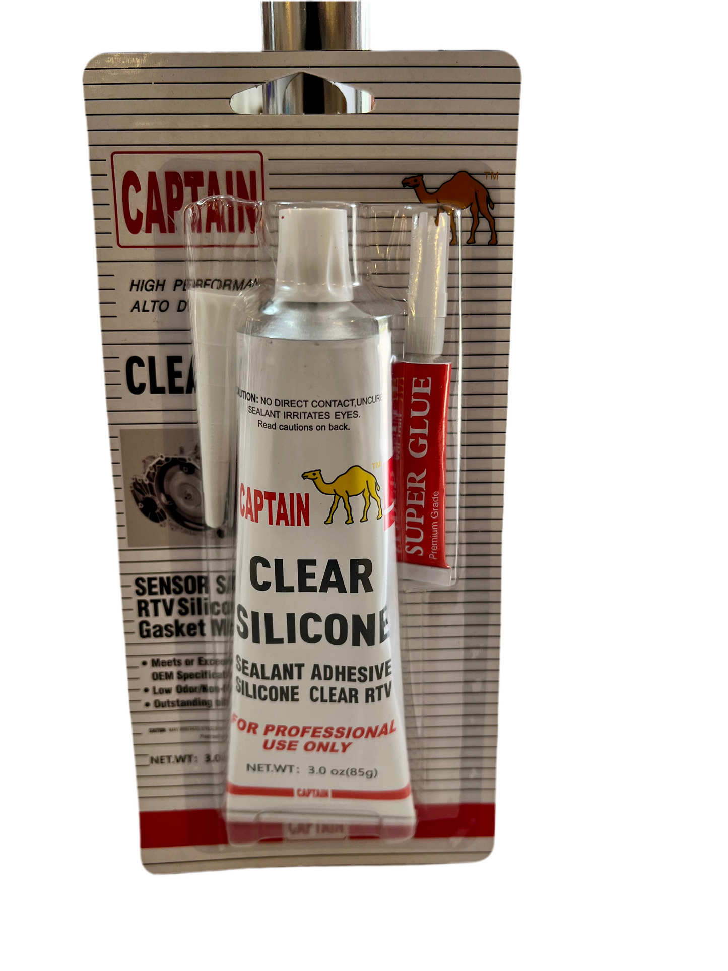 CAPTAIN CLEAR GASKET MAKER SILICONE - 85G