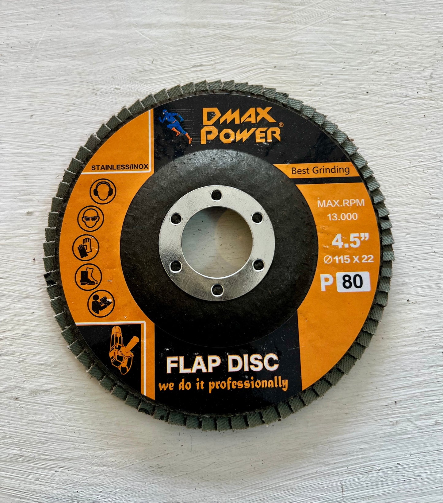 4-1/2" ABRASIVE FLAP DISC