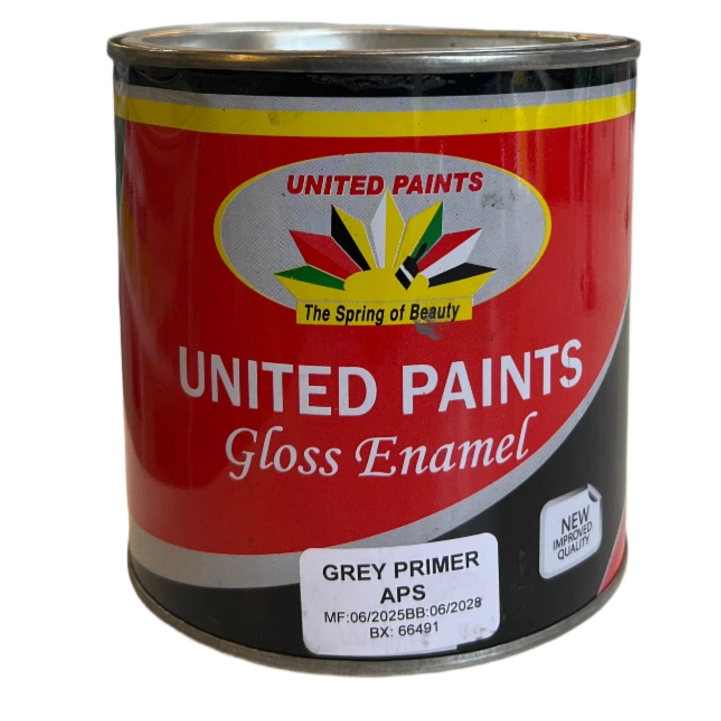 UNITED PAINTS GLOSS ENAMEL - GREY PRIMER - 1L