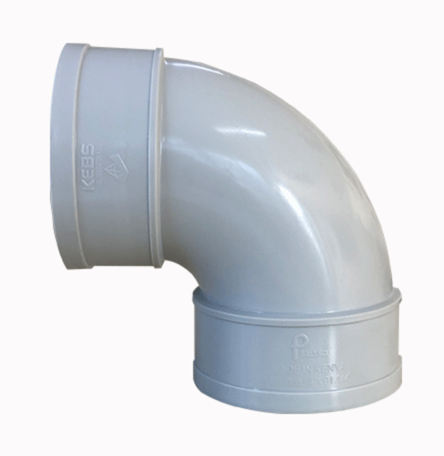 1-1/2" WASTE 90 ELBOW/BEND - GREY