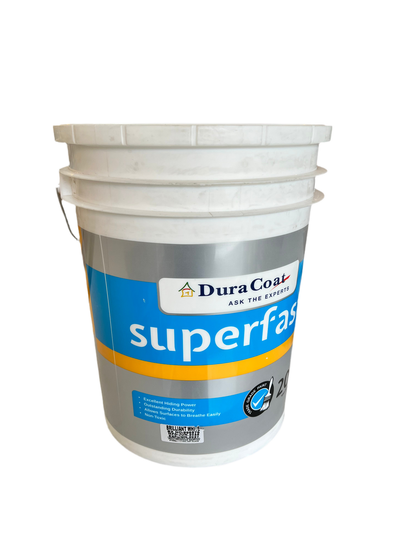 DURACOAT SUPERFAST EMULSION - BRILLIANT WHITE - 20 LITRES