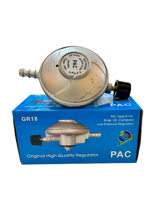 PAC GAS REGULATOR - SMALL CYLINDERS