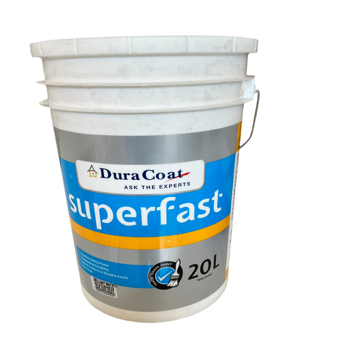 DURACOAT SUPERFAST EMULSION - BRILLIANT WHITE - 20 LITRES