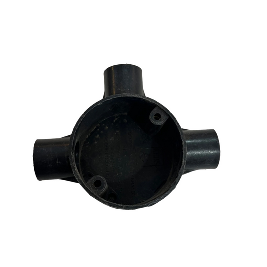 CIRCULAR ELECTRICAL BOX - 3 WAY