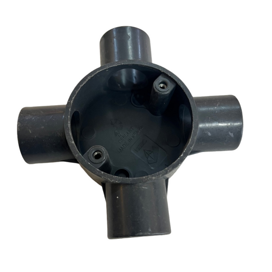 CIRCULAR ELECTRICAL BOX - 4 WAY