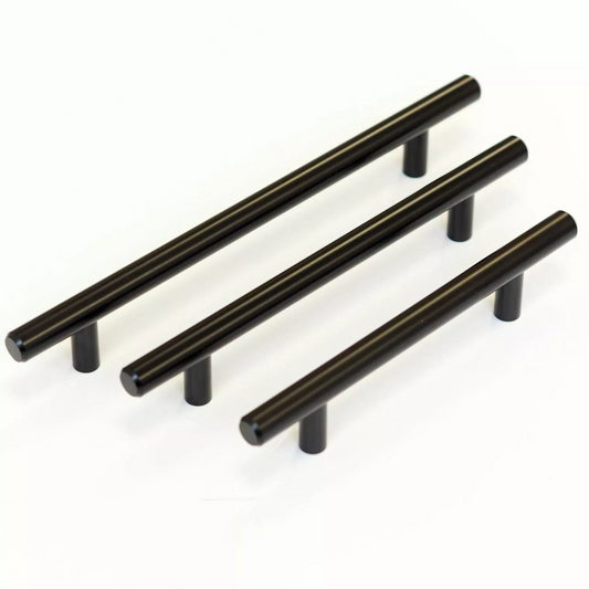 DRAWER HANDLES 160-10 - MATTE BLACK