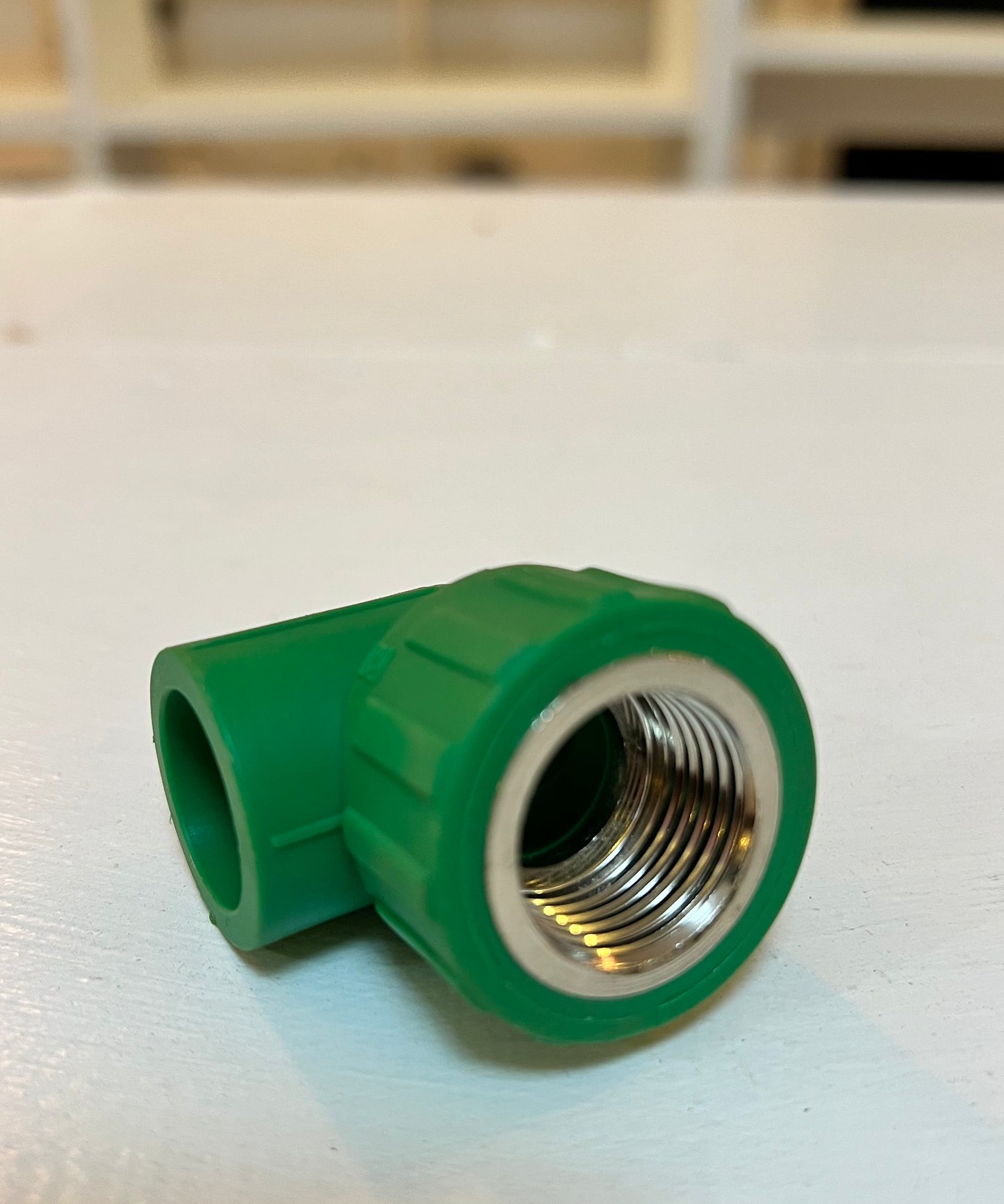 3/4" X 1/2" PPR FEMALE THREAD X HUB 90º ELBOW - 25MM X 20MM