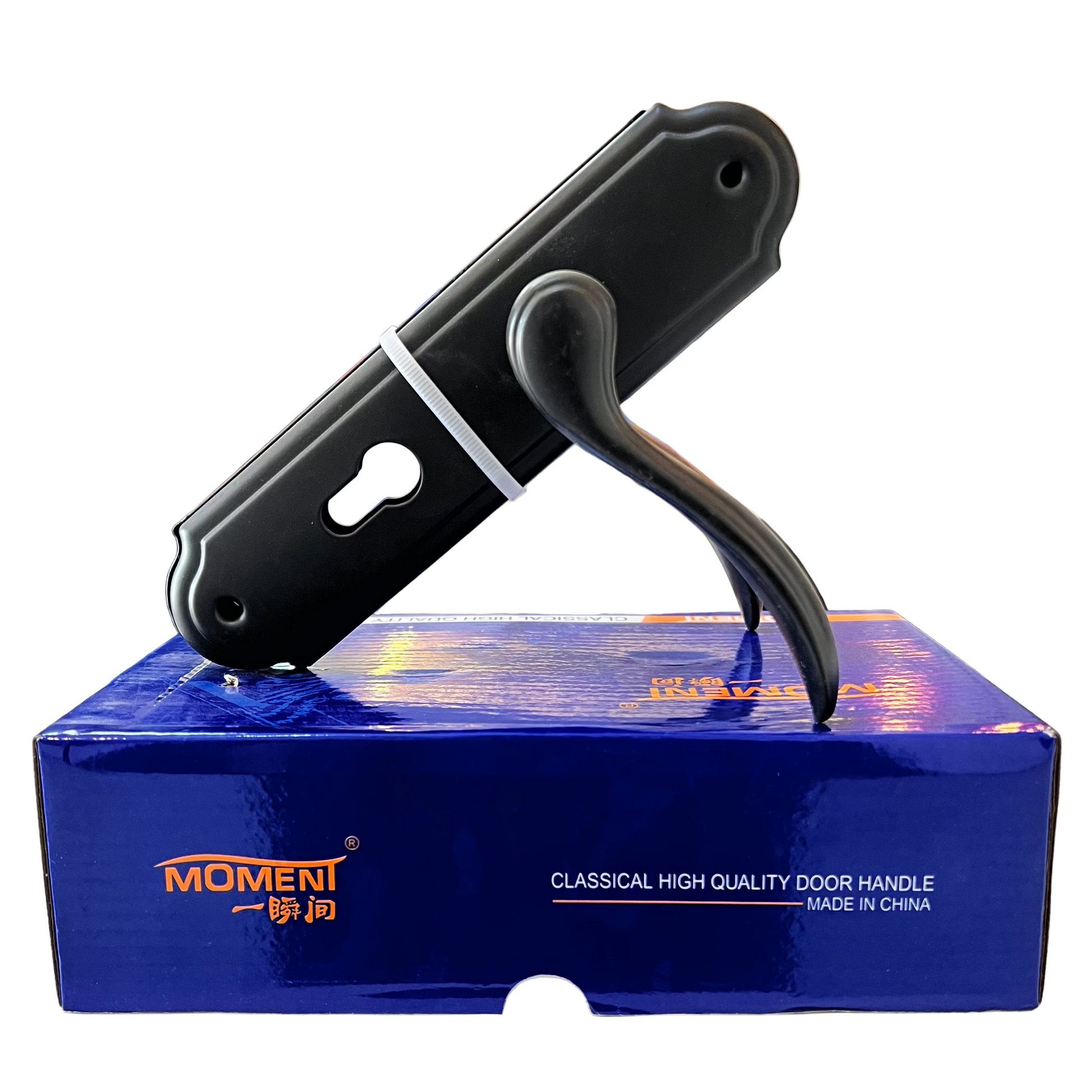 MOMENT 5878 SMALL HEAVY DUTY BATHROOM DOOR LOCK - BLACK