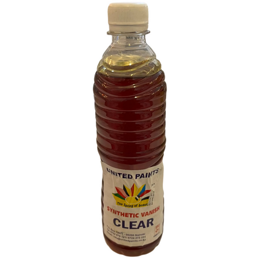 UNITED PAINTS SYNTHETIC CLEAR VARNISH - 500ML