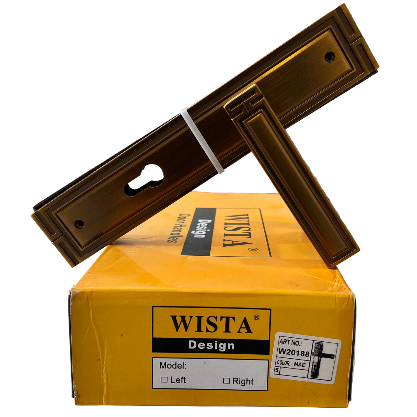WISTA W20188MAE HEAVY DUTY DOOR LOCK - COFFEE
