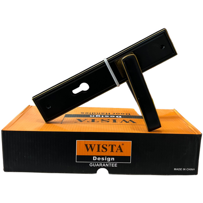 WISTA W20252 HEAVY DUTY DOOR LOCK - BLACK